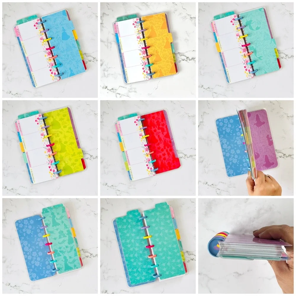 Disney Princess skinny mini happy planner size undated monthly and weekly layout